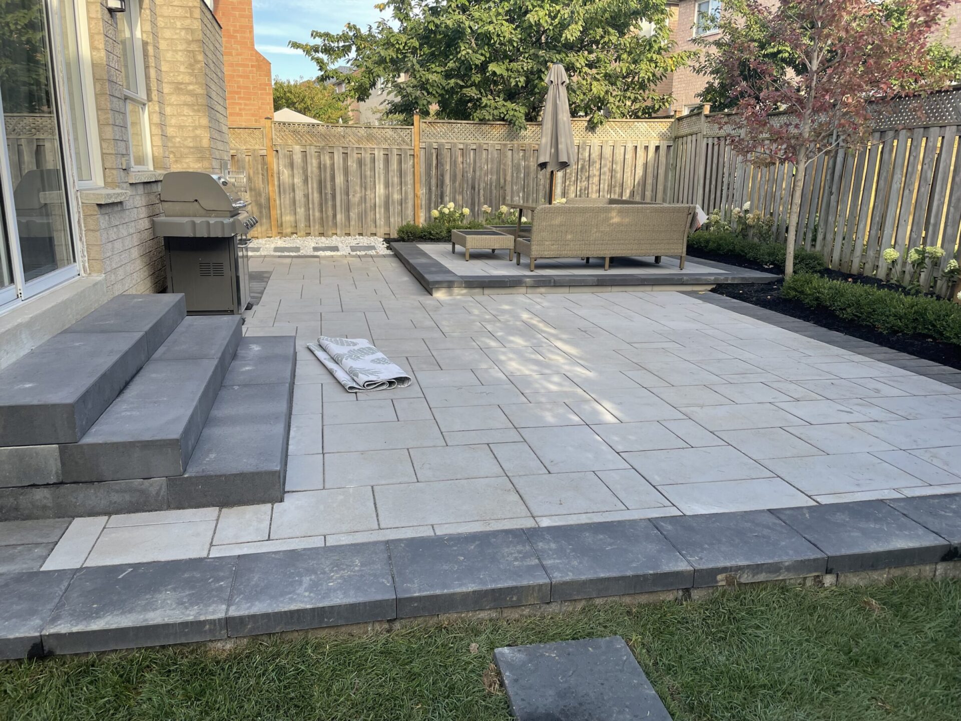 Outdoor kitchen setup